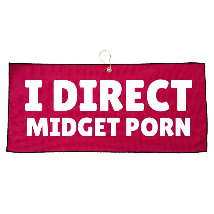 Funny I Direct Midget Porn Large Microfiber Waffle Golf Towel