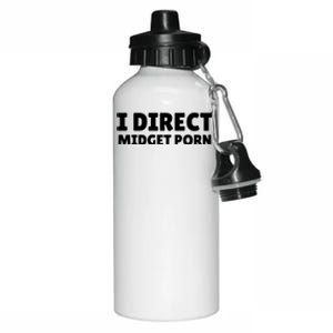 Funny I Direct Midget Porn Aluminum Water Bottle