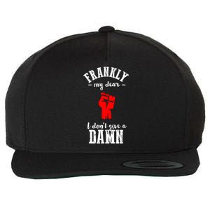 Frankly I Dont Give A Damn Wool Snapback Cap