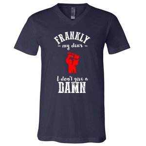 Frankly I Dont Give A Damn V-Neck T-Shirt