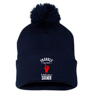 Frankly I Dont Give A Damn Pom Pom 12in Knit Beanie