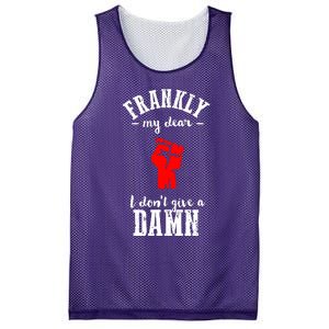 Frankly I Dont Give A Damn Mesh Reversible Basketball Jersey Tank