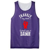 Frankly I Dont Give A Damn Mesh Reversible Basketball Jersey Tank