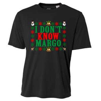 Funny I Don't Know Margo! Ugly Pajama Sweater Cooling Performance Crew T-Shirt