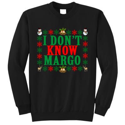 Funny I Don't Know Margo! Ugly Pajama Sweater Sweatshirt