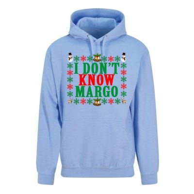 Funny I Don't Know Margo! Ugly Pajama Sweater Unisex Surf Hoodie