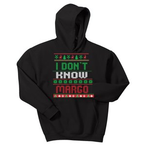 Funny I Don't Know Margo! Ugly Pajama Sweater Kids Hoodie