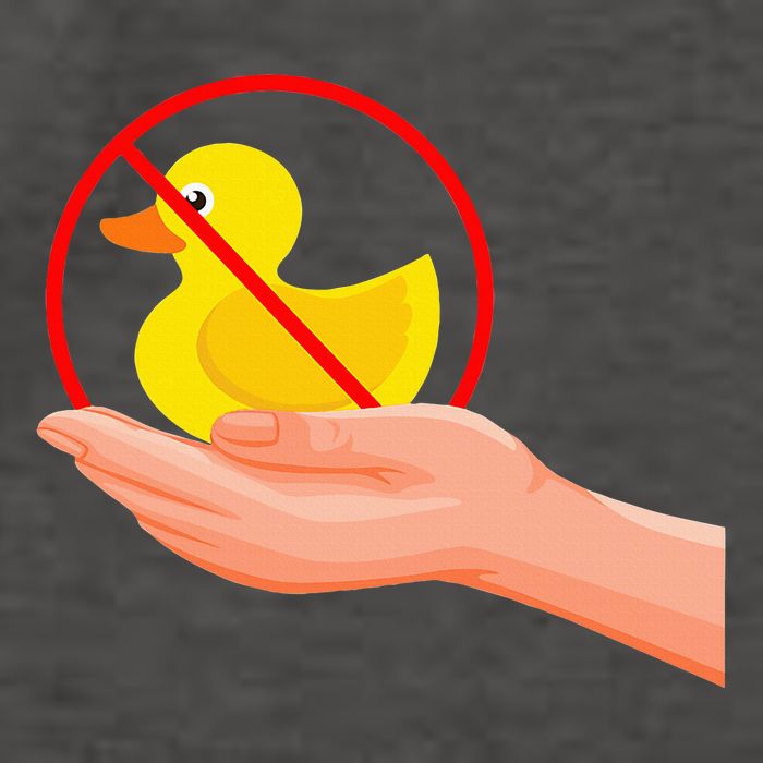 Funny I Dont Give A Duck No Ducks Given Sarcastic Vector Backpack