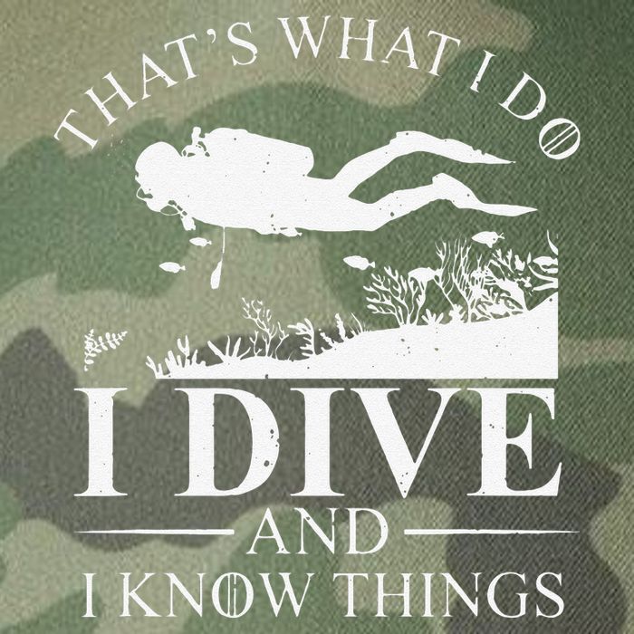 Funny I Dive And I Know Things Scuba Diver Gift Scuba Diving Legacy Tie Dye Trucker Hat
