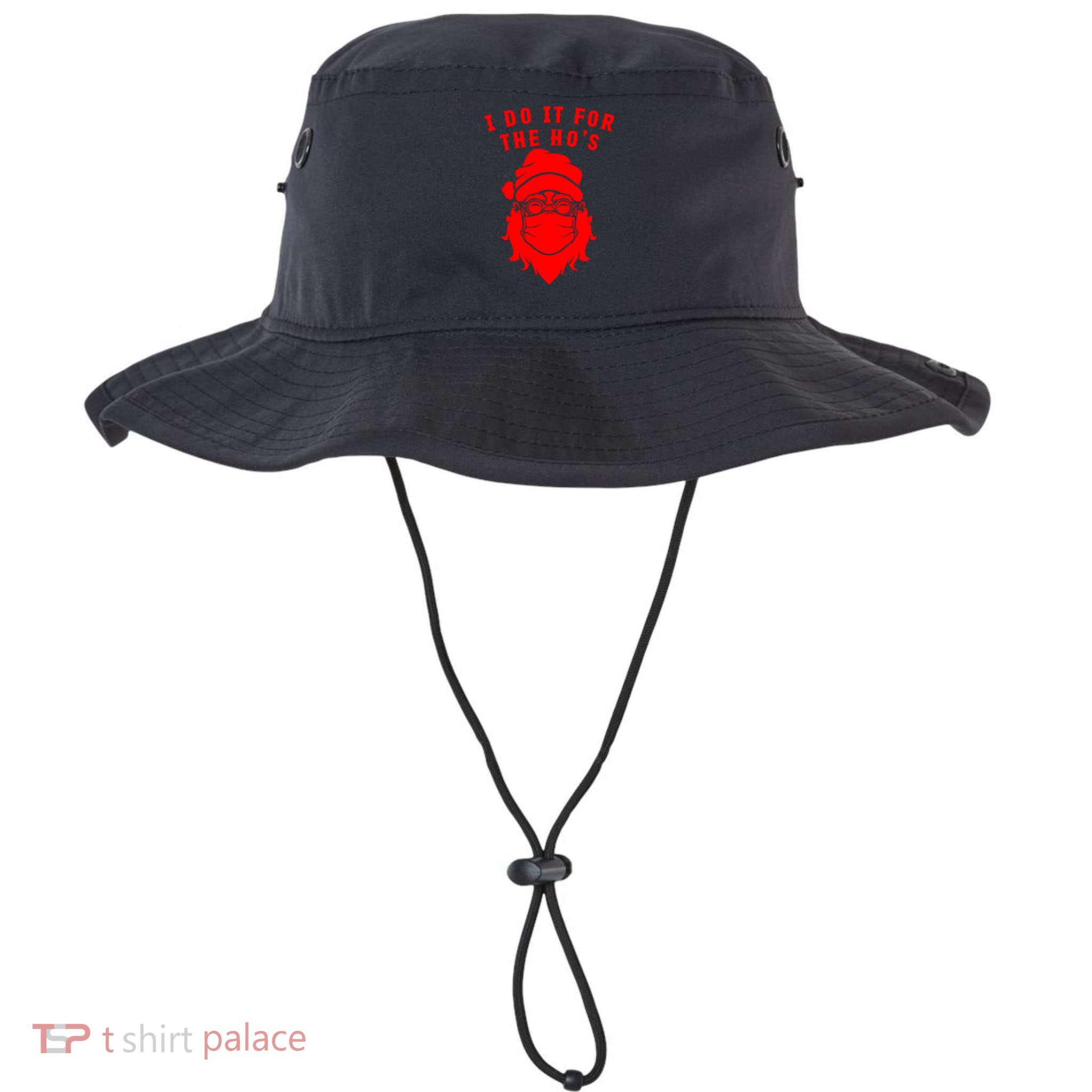Funny I Do It For The Hos Christmas Santa Christmas Xmas Gift Bucket Hat