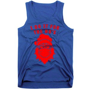 Funny I Do It For The Hos Christmas Santa Christmas Xmas Gift Tank Top