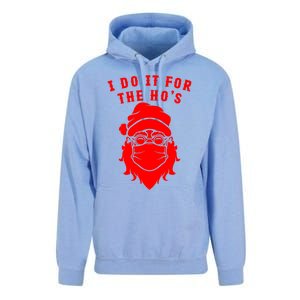 Funny I Do It For The Hos Christmas Santa Christmas Xmas Gift Unisex Surf Hoodie