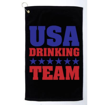 Funny Independence Day Usa Ing Team 4th Of July Gift Platinum Collection Golf Towel