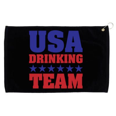 Funny Independence Day Usa Ing Team 4th Of July Gift Grommeted Golf Towel