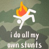 Funny I Do All My Own Stunts Legacy Tie Dye Trucker Hat