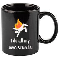 Funny I Do All My Own Stunts 11oz C Handle Ceramic Mug