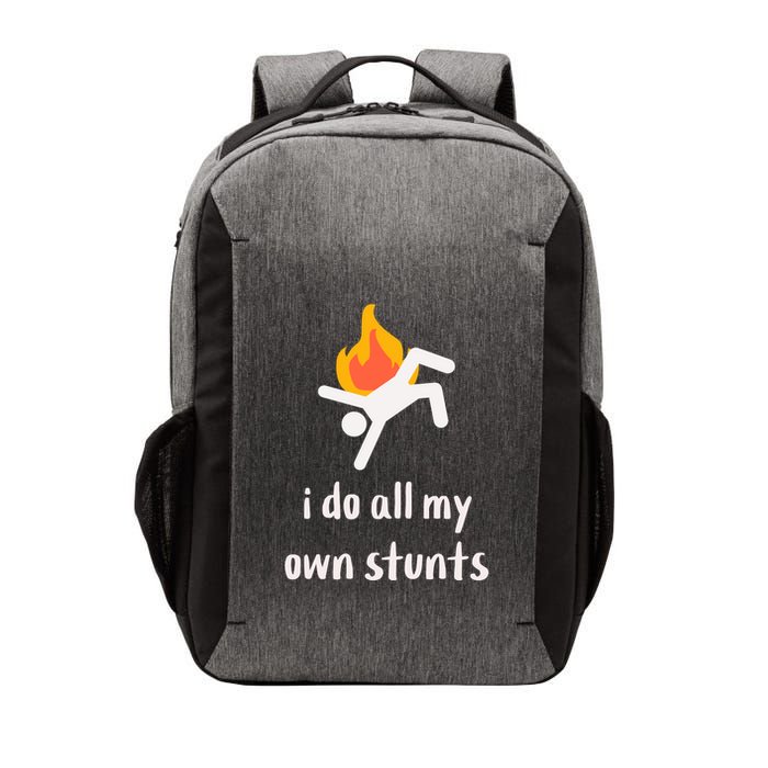 Funny I Do All My Own Stunts Vector Backpack