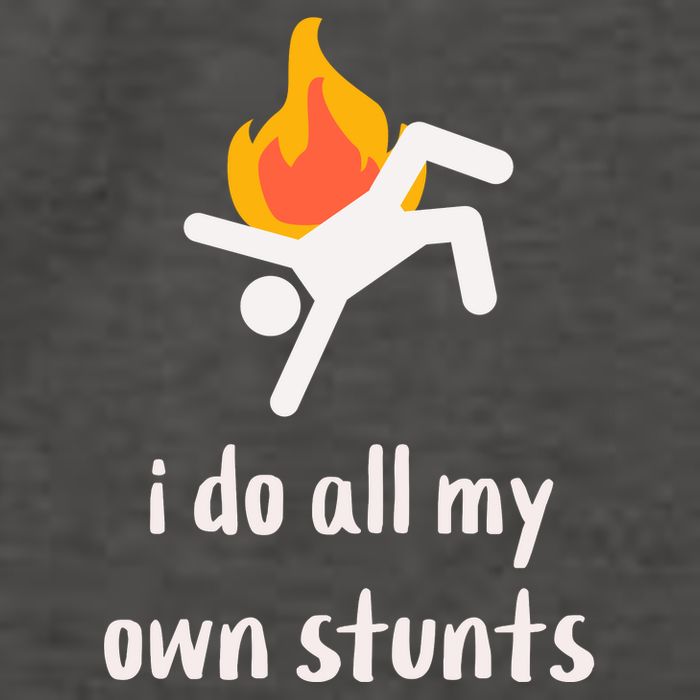 Funny I Do All My Own Stunts Vector Backpack