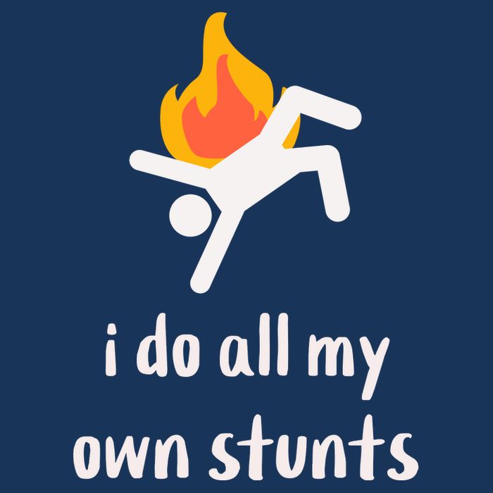 Funny I Do All My Own Stunts Infant Baby Jersey Bodysuit