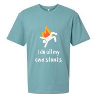 Funny I Do All My Own Stunts Sueded Cloud Jersey T-Shirt