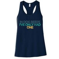 Funny In Dog Beers I've Only Had One Womens Tank Top