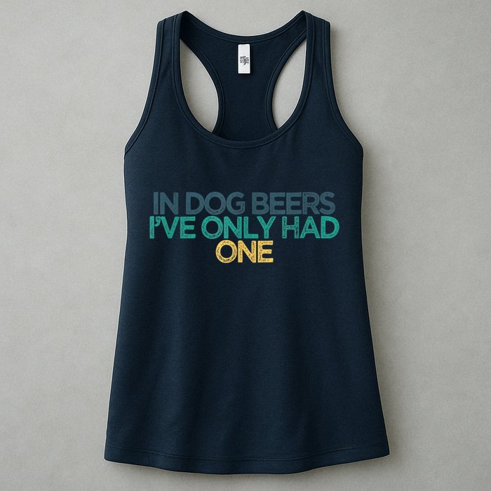 Funny In Dog Beers I've Only Had One Womens Tank Top