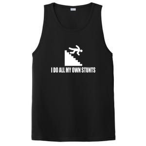 Funny I Do All My Own Stairs Stunts Upside Down Gift PosiCharge Competitor Tank