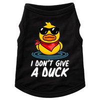 Funny I Dont Give A Duck Doggie Tank