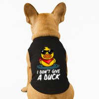 Funny I Dont Give A Duck Doggie Tank