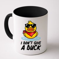 Funny I Dont Give A Duck Mug