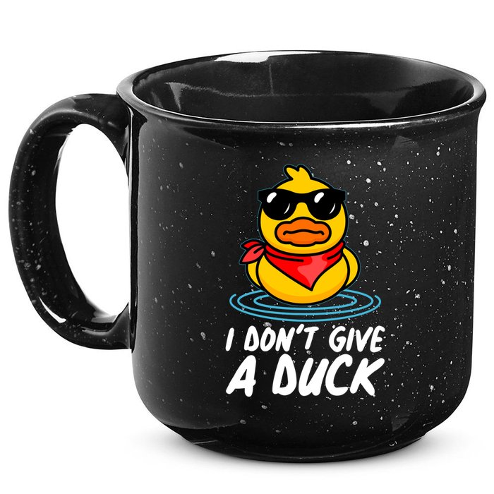 Funny I Dont Give A Duck 15oz Campfire Ceramic Mug