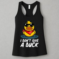 Funny I Dont Give A Duck Womens Tank Top