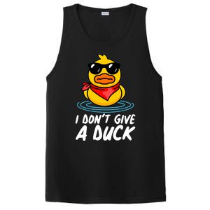 Funny I Dont Give A Duck PosiCharge Competitor Tank