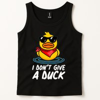 Funny I Dont Give A Duck Tank Top