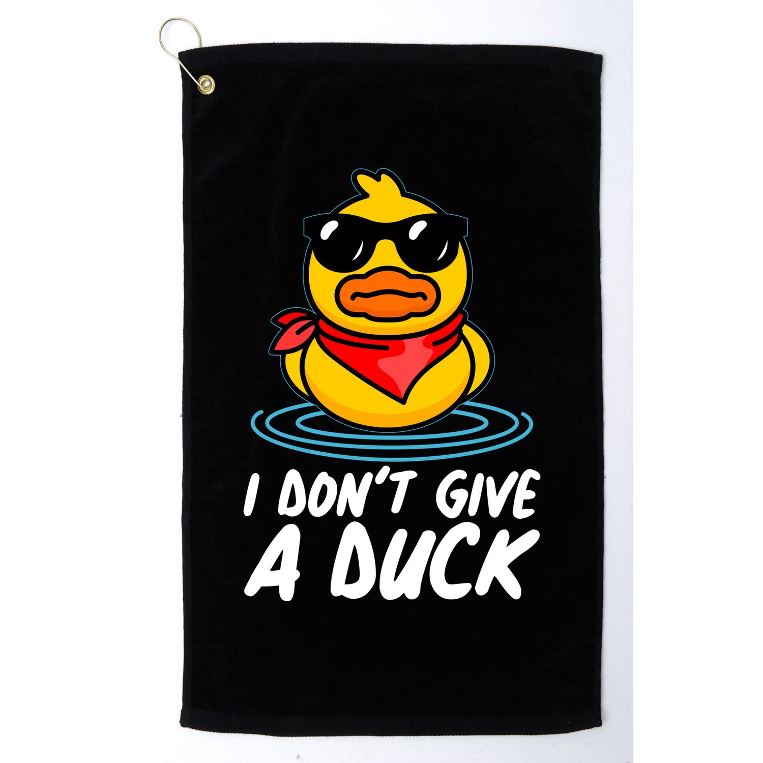 Funny I Dont Give A Duck Golf Towel