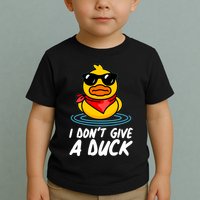 Funny I Dont Give A Duck Toddler T-Shirt