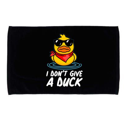 Funny I Dont Give A Duck Microfiber Hand Towel
