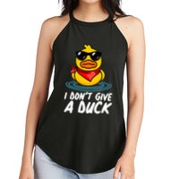 Funny I Dont Give A Duck Women's Perfect Tri Rocker Tank