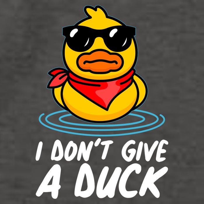 Funny I Dont Give A Duck Vector Backpack