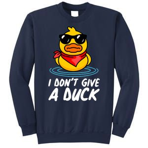 Funny I Dont Give A Duck Sweatshirt