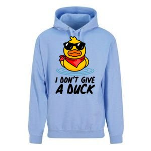 Funny I Dont Give A Duck Unisex Surf Hoodie