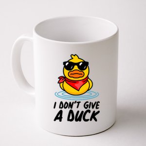 Funny I Dont Give A Duck Coffee Mug