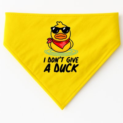 Funny I Dont Give A Duck USA-Made Doggie Bandana