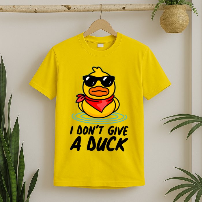 Funny I Dont Give A Duck T-Shirt