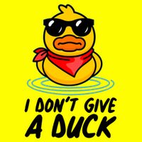 Funny I Dont Give A Duck Magnet