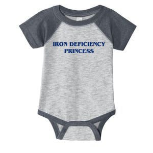 Funny Iron Deficiency Princess Infant Baby Jersey Bodysuit