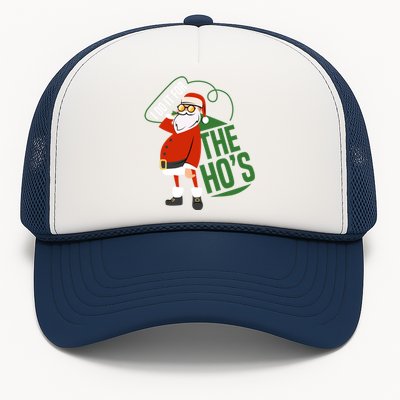 Funny I Do It For The Hos Ugly Christmas Gift Trucker Hat