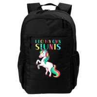 Funny I Do My Own Stunts Broken Arm Cute Magical Unicorn Backpack