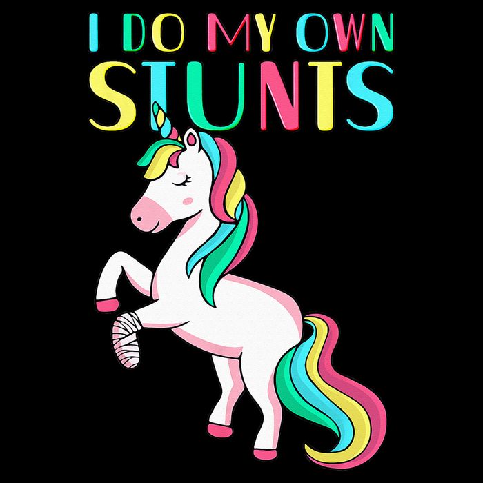 Funny I Do My Own Stunts Broken Arm Cute Magical Unicorn Bucket Hat