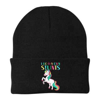 Funny I Do My Own Stunts Broken Arm Cute Magical Unicorn Beanie